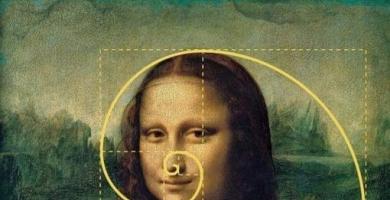 La Gioconda con la spirale aurea, rappresenta il numero divino.